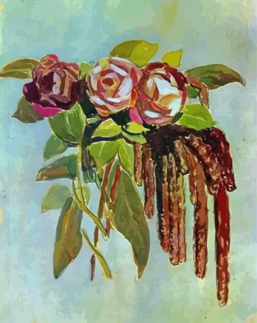 Roses And Catkins Borisov Musatov Diamond Painting