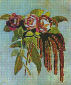 Roses And Catkins Borisov Musatov Diamond Painting