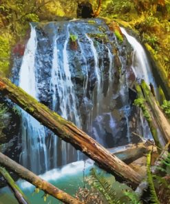 Russian Gulch State Park In California Diamond Painting