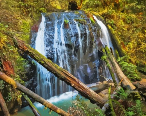 Russian Gulch State Park In California Diamond Painting