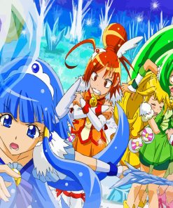 Smile Precure Anime Girls Diamond Painting