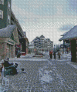 Snowshoe Village Diamond Painting