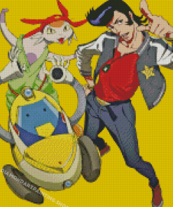 Space Dandy Diamond Painting