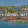 St Mawes Beach Harbour Diamond painting