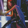 Star Wars Mara Jade Diamond Painting