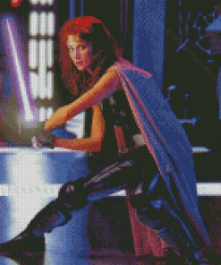 Star Wars Mara Jade Diamond Painting