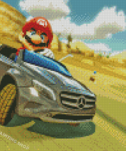 Super Mario Kart Game Diamond Painting