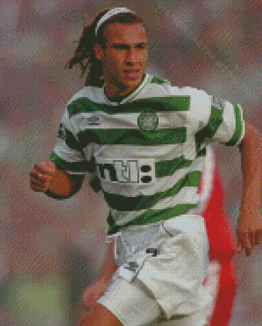 Swedish Football Player Henrik Larsson Diamond Painting