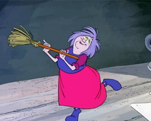 Sword In The Stone Madam Mim Diamond Painting