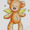 Teddy Bear With Angel Wings Diamond Painting