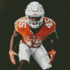 Texas Longhorns Footballer Diamond Painting