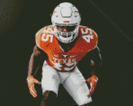 Texas Longhorns Footballer Diamond Painting