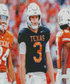 Texas Longhorns Footballers Diamond Painting