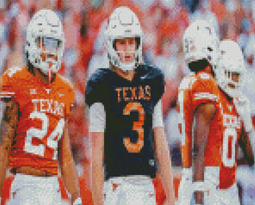 Texas Longhorns Footballers Diamond Painting