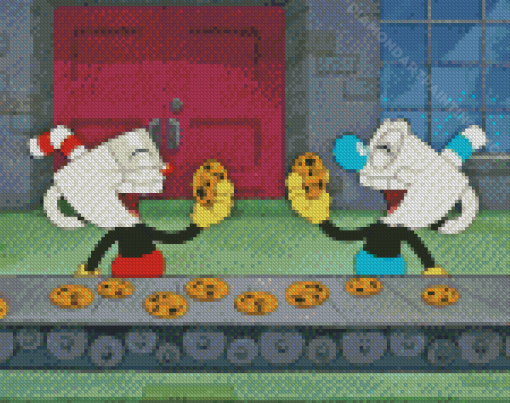 The Cuphead Show Diamond Painting