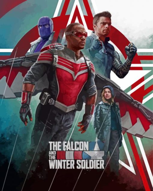 The Falcon And The Winter Soldier Marvels Diamond Painting