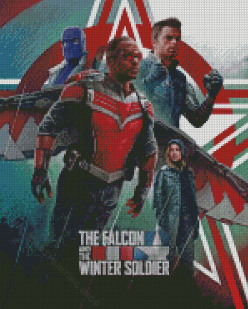 The Falcon And The Winter Soldier Marvels Diamond Painting