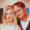 The Office Sitcom Dwight And Angela Diamond Painting