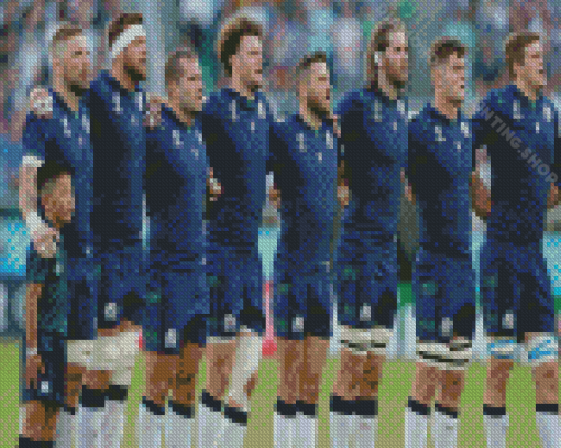 The Scotish Rugby Uk Players Diamond Painting