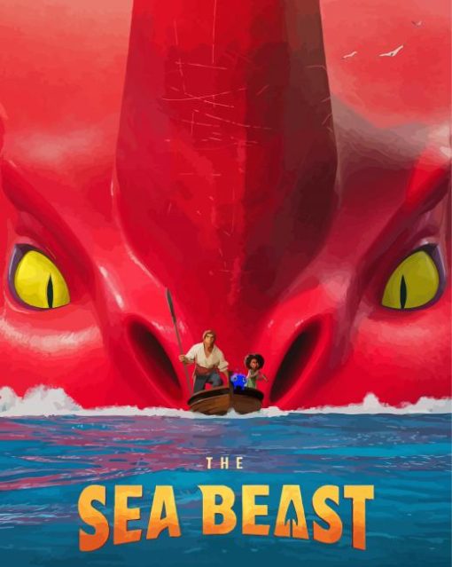 The Sea Beast Animated Movie Diamond Painitng