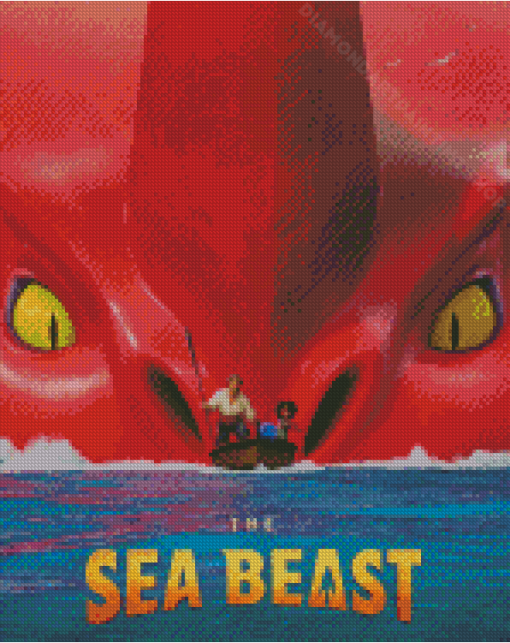 The Sea Beast Animated Movie Diamond Painitng