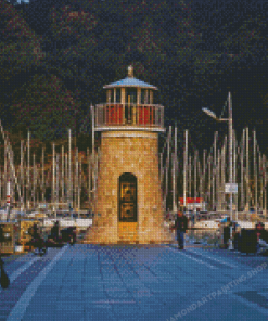 Turkey Marmaris Lighthouse Diamond Painting