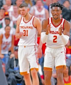 USC Trojans Basketball Jonah Mathews And Nick Rakocevic Diamond Painting