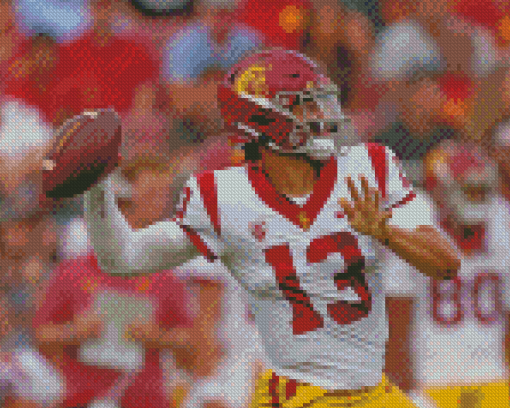 USC Trojans Footballer Diamond Painting