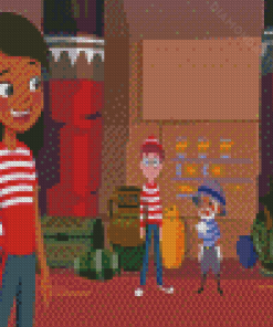 Wheres Waldo Cartoon Tv Series Diamond Painting