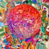 Abstract Disco Ball Diamond Painting