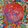 Abstract Disco Ball Diamond Painting