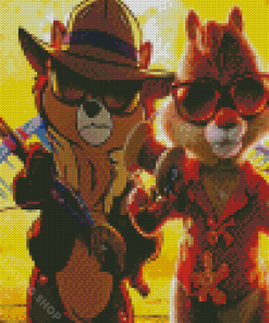 Aesthetic Chip Dale Diamond Painting