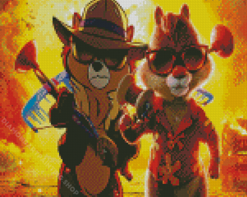 Aesthetic Chip Dale Diamond Painting