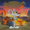 Aesthetic Danger Mouse Diamond Painting