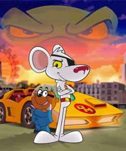 Aesthetic Danger Mouse Diamond Painting