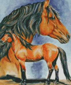 Aesthetic Kiger Mustang Diamond Painting