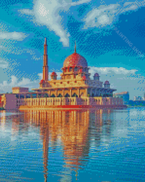 Aesthetic Putra Mosque Diamond Painting