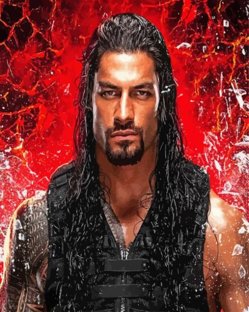 Aesthetic Roman Reigns Diamond Painting