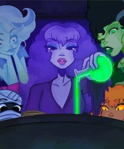 Aesthetic Scooby Doo And The Ghoul School Diamond Painting