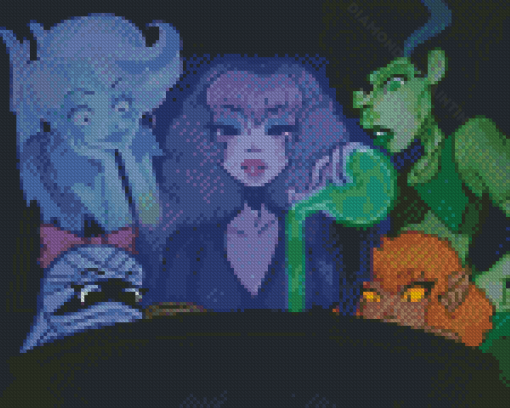 Aesthetic Scooby Doo And The Ghoul School Diamond Painting