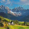 Aesthetic German Alps Diamond Painting