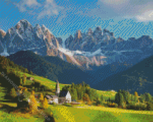 Aesthetic German Alps Diamond Painting