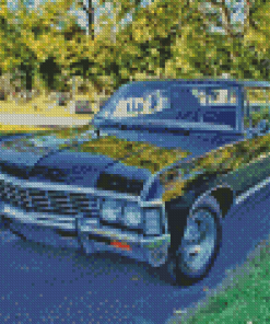 Black 67 Impala Diamond Painting