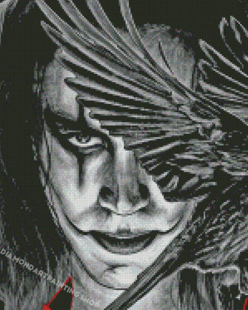 Black And White The Crow Brandon Lee Diamond Painting