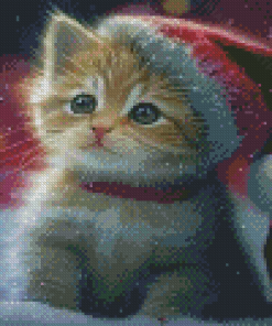 Christmas Cat Diamond Painting