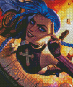 Cool Jinx Arcane Diamond Painting