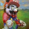 Cool Zombie Mario Diamond Painting