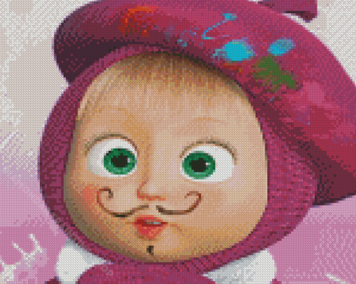 Cute Masha Diamond Painting