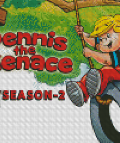 Dennis The Menace Poster Diamond Painting