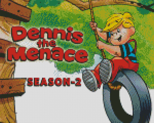 Dennis The Menace Poster Diamond Painting